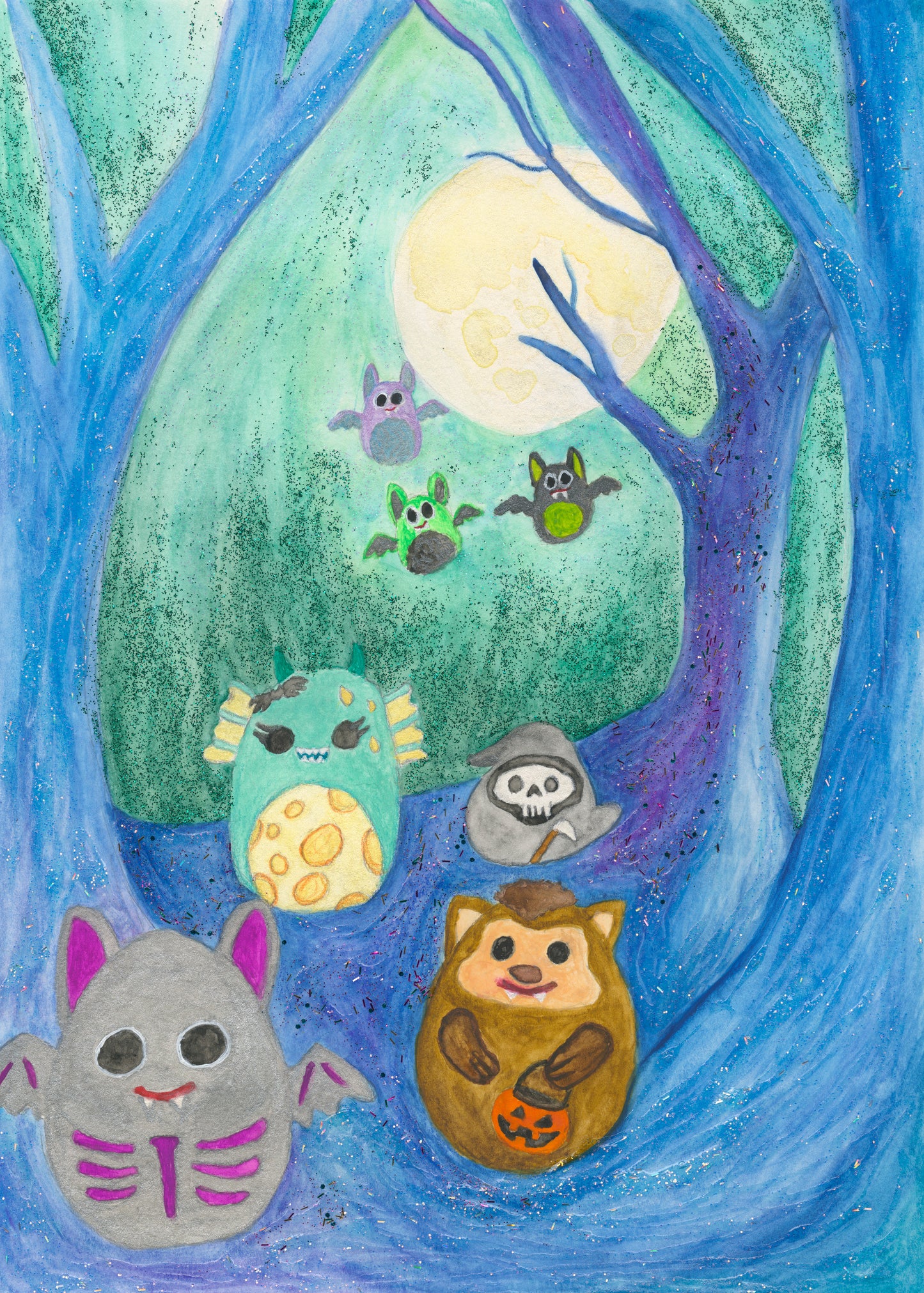 A Squishy Haunted Forest