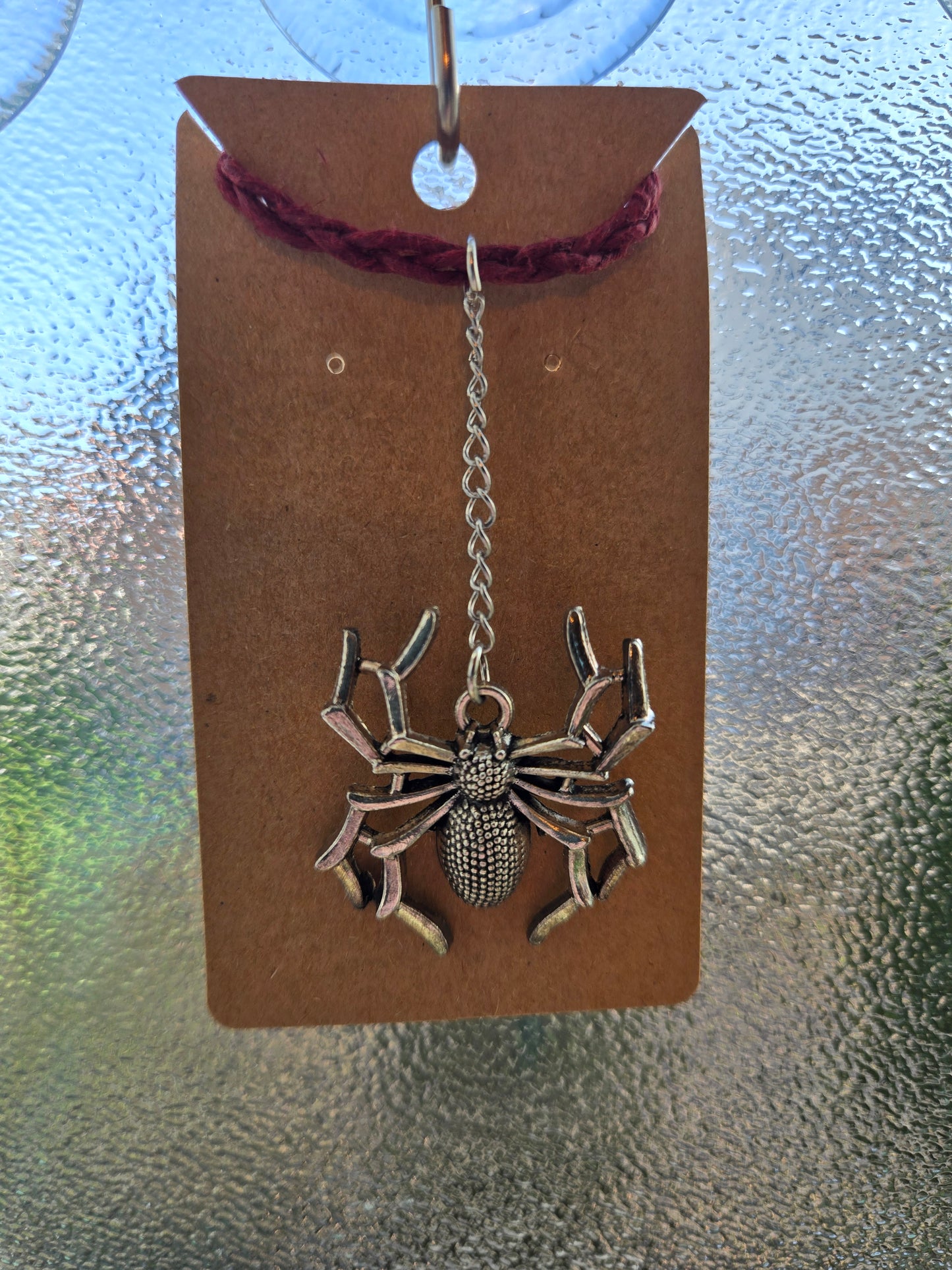 Hemp Spider Necklace